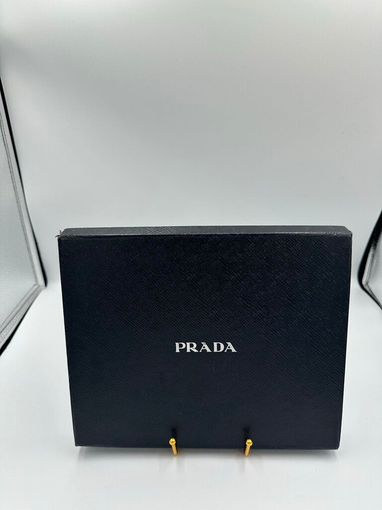 Prada Saffiano Black Leather iPad Case