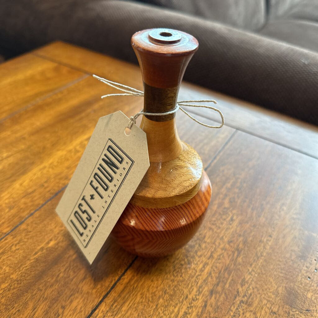 Turned Wood Object - 6"