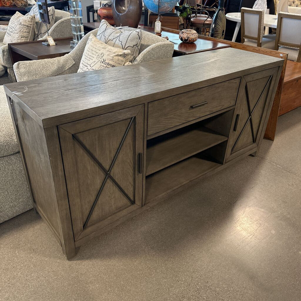 Hammary West End Entertainment Console - 66X18.5X30.5 - AS IS