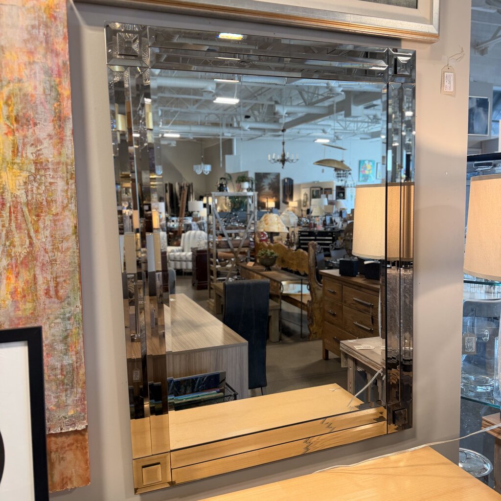 Double Beveled Rectangular Mirror - 36X48