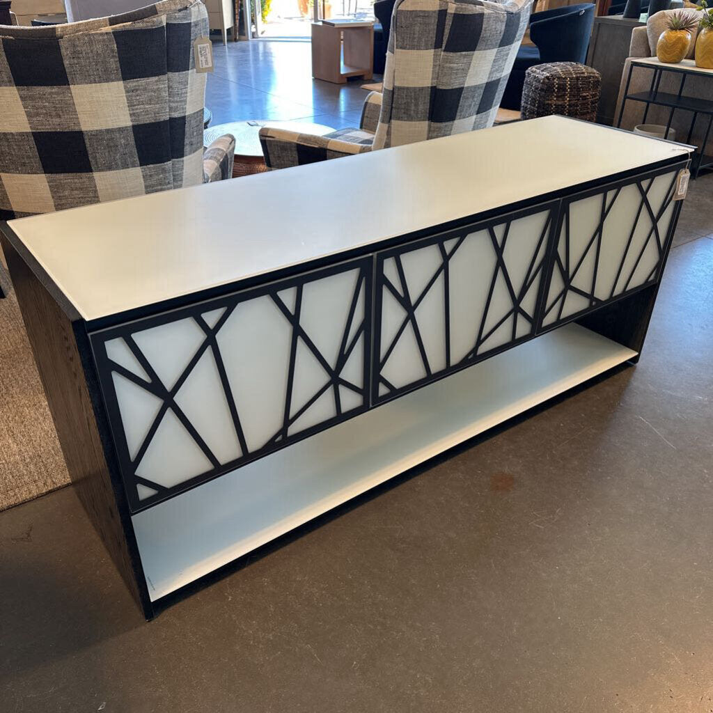 Trica Furniture Vision Laser Cut Buffet- 70X20.5X29.5H- AS IS