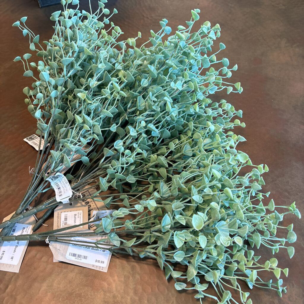 Button Leaf Bush - 18"