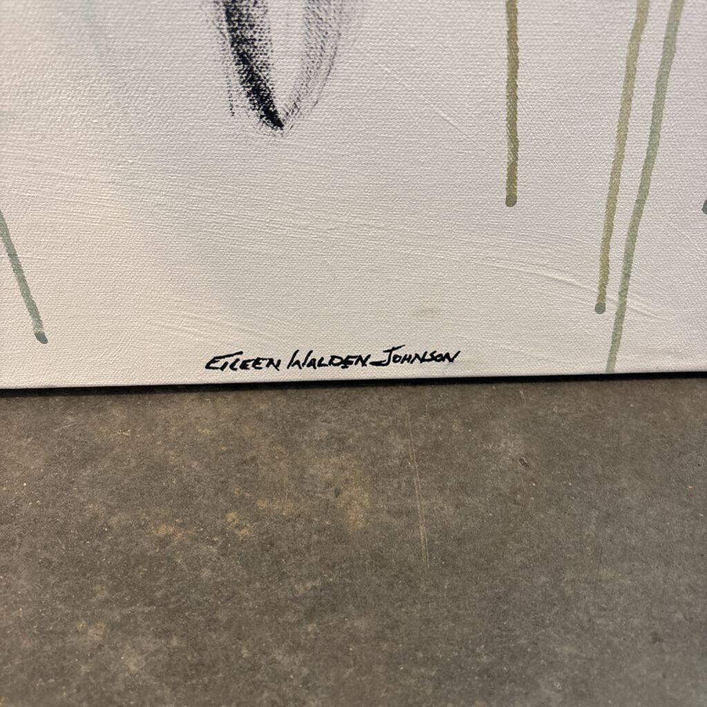 Abstract Art By Eileen Walden Johnson On Canvas- 48X48