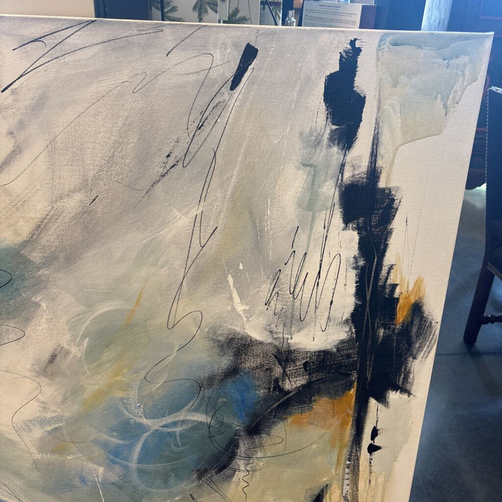 Abstract Art By Eileen Walden Johnson On Canvas- 48X48