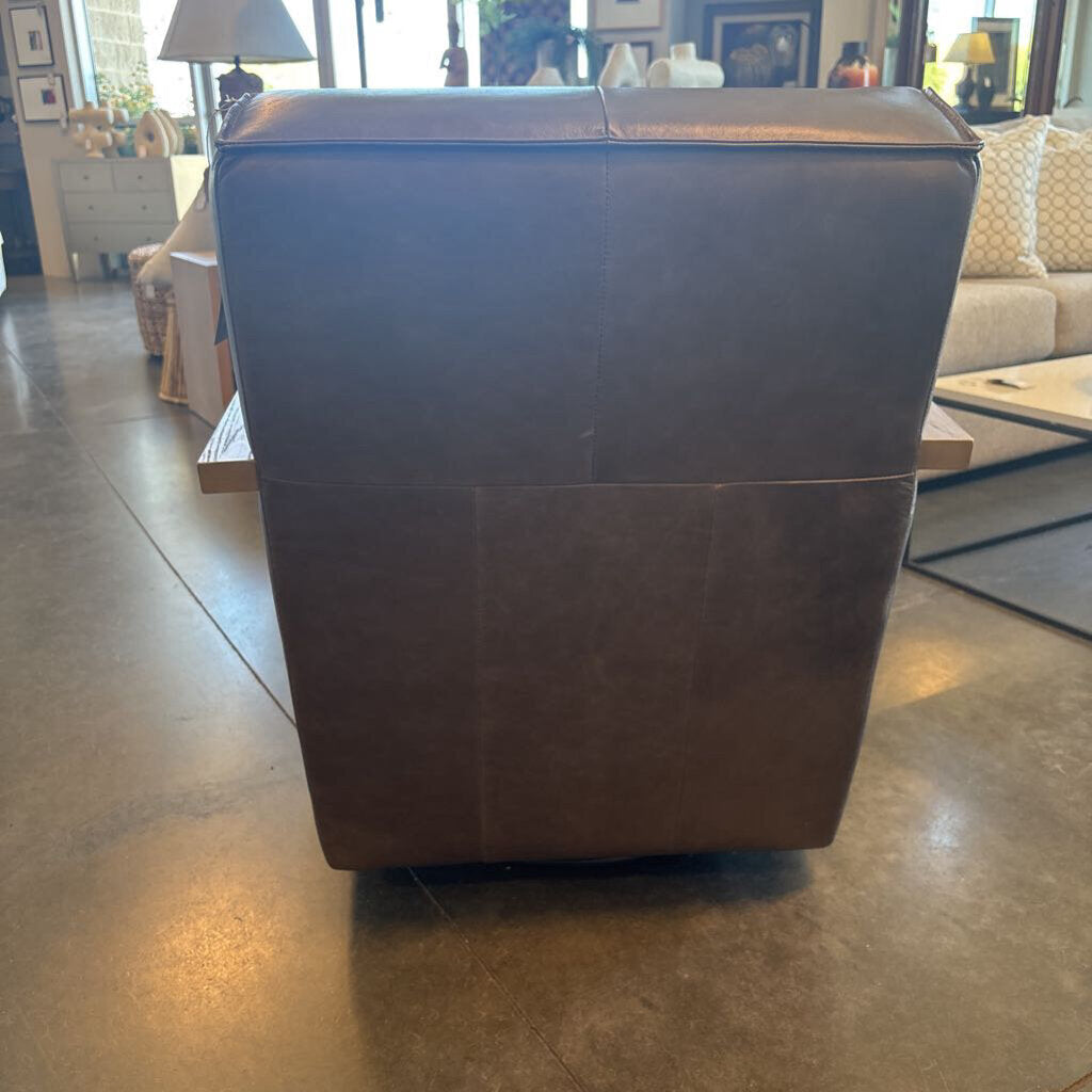 Arhaus Walsh Leather Glider- 30X36X32H