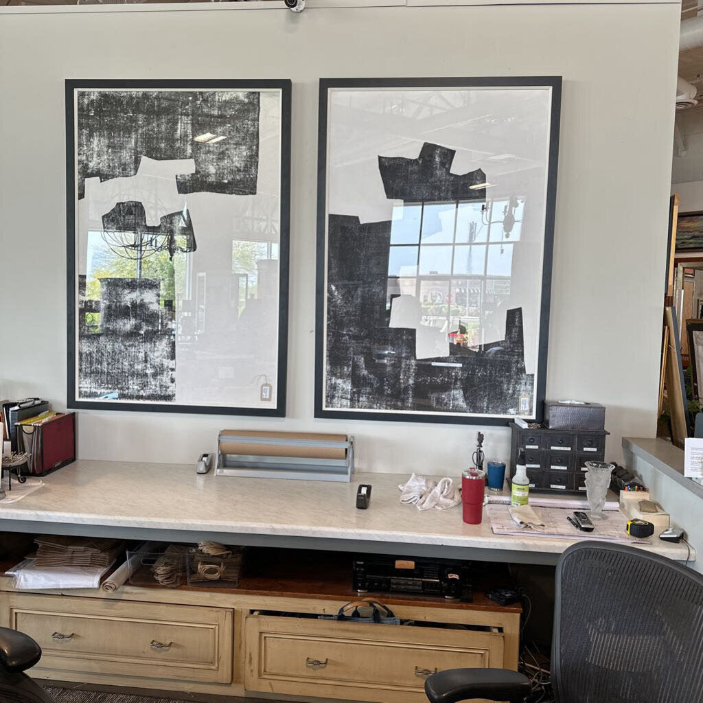 Contemporary B&W Framed Art By Soicher Marin- 44X64