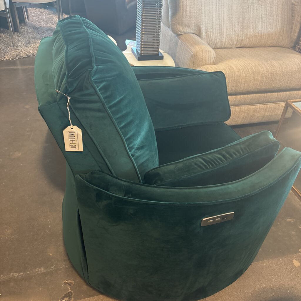 Joybird Evergreen Swivel Electric Recliner