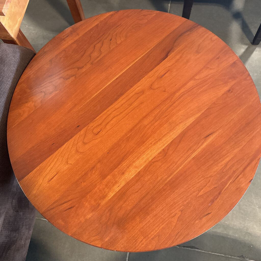 Ethan Allen New Impressions Round Side Table- 28X26H