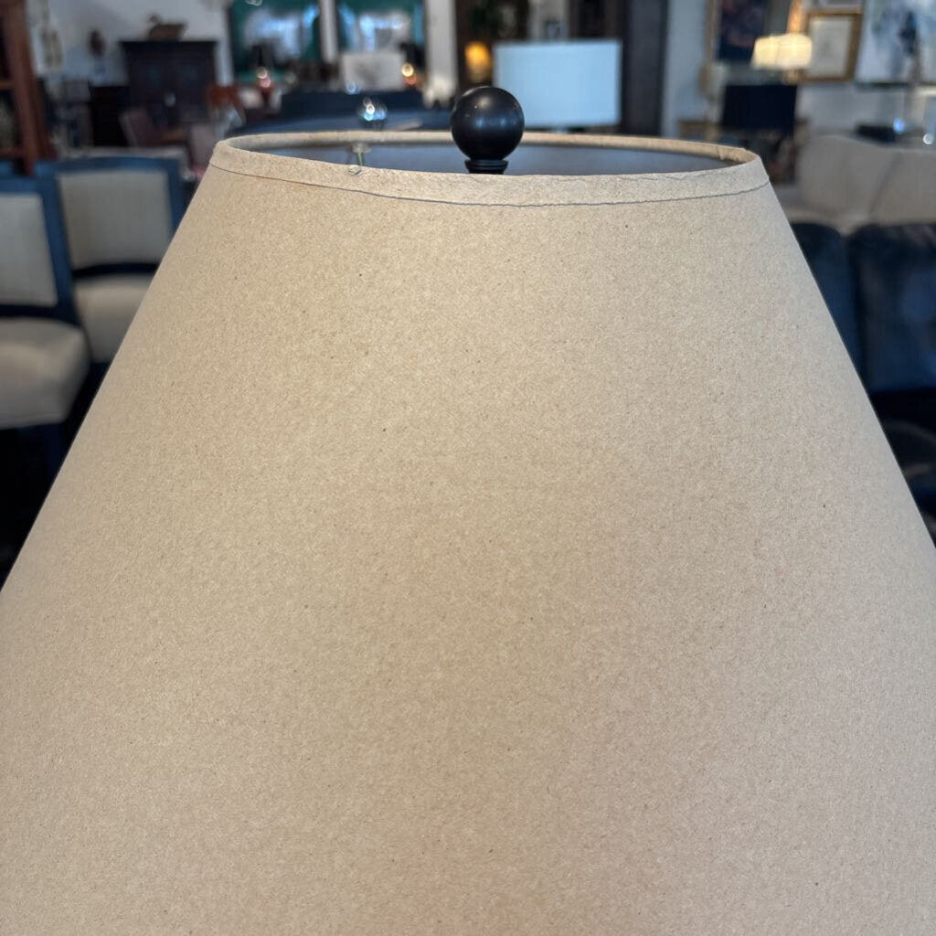 Ethan Allen Madras Wrapped Table Lamp- 28X26H