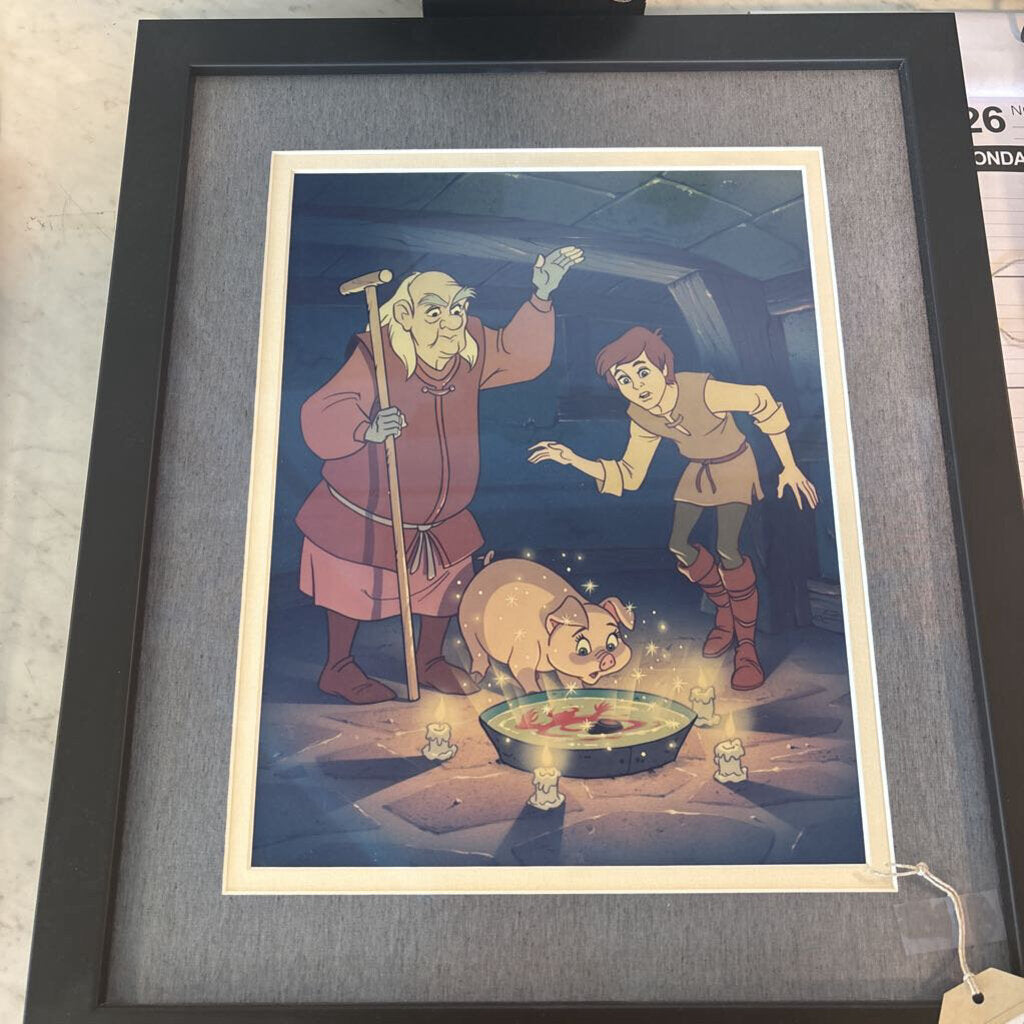 Disney Print The Black Cauldron- 16.5X19.5H