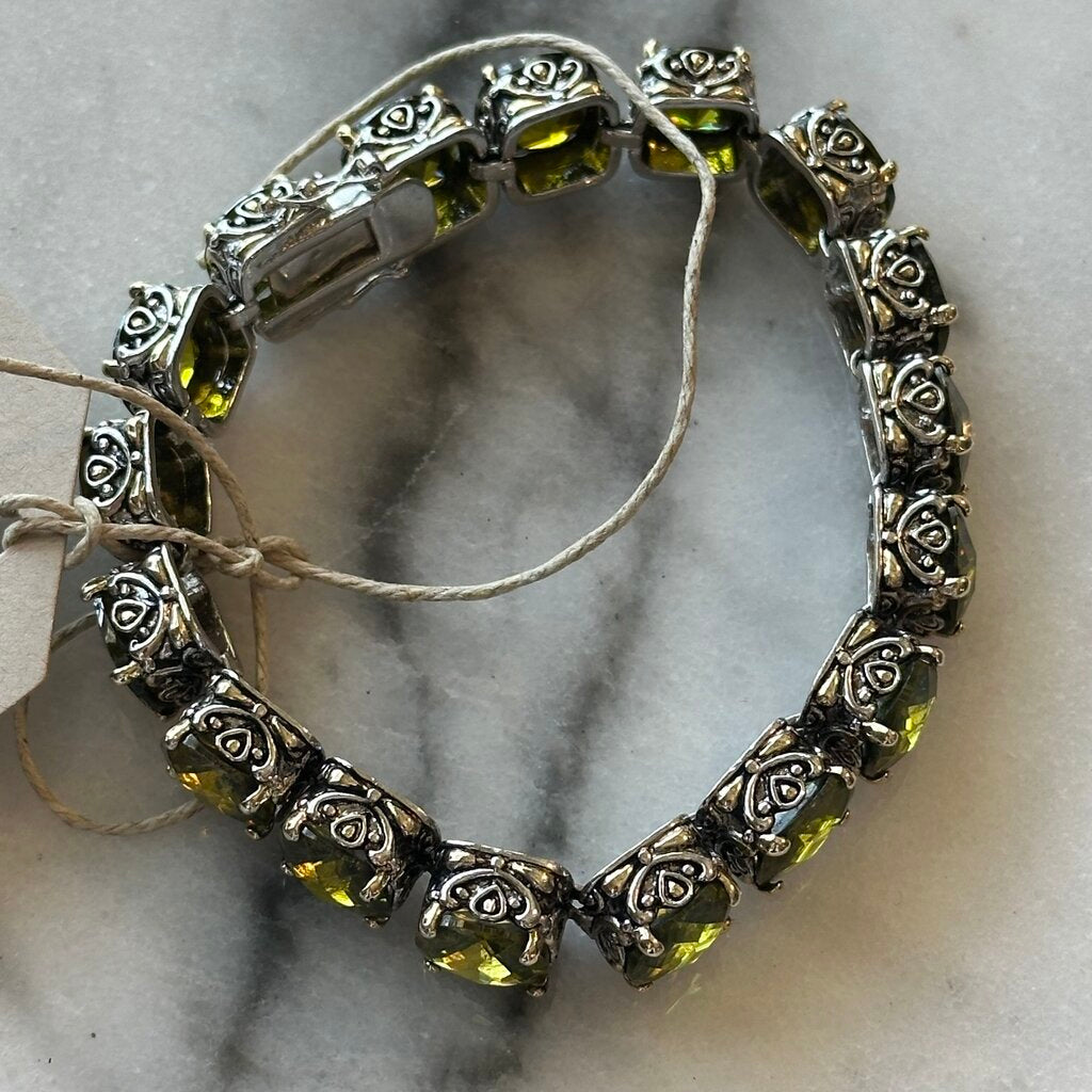 Park Lane Signature Collection Green Bracelet