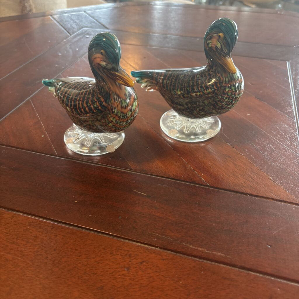 La Tour d'Argent PARIS France Glass Duck Figurine- 6X3X5H