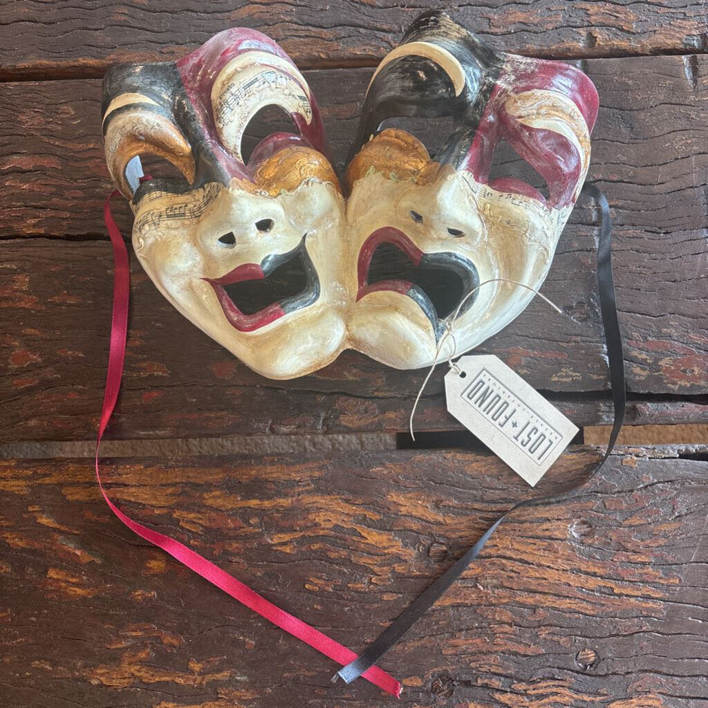 Ca' macana Comedy Tragedy Mask- 12X4X9H