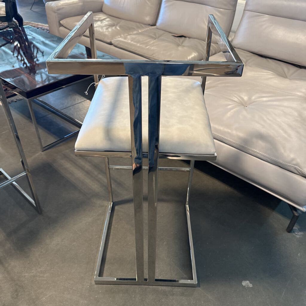 Pasargad Luxe Faux Leather Stool- Set of 6