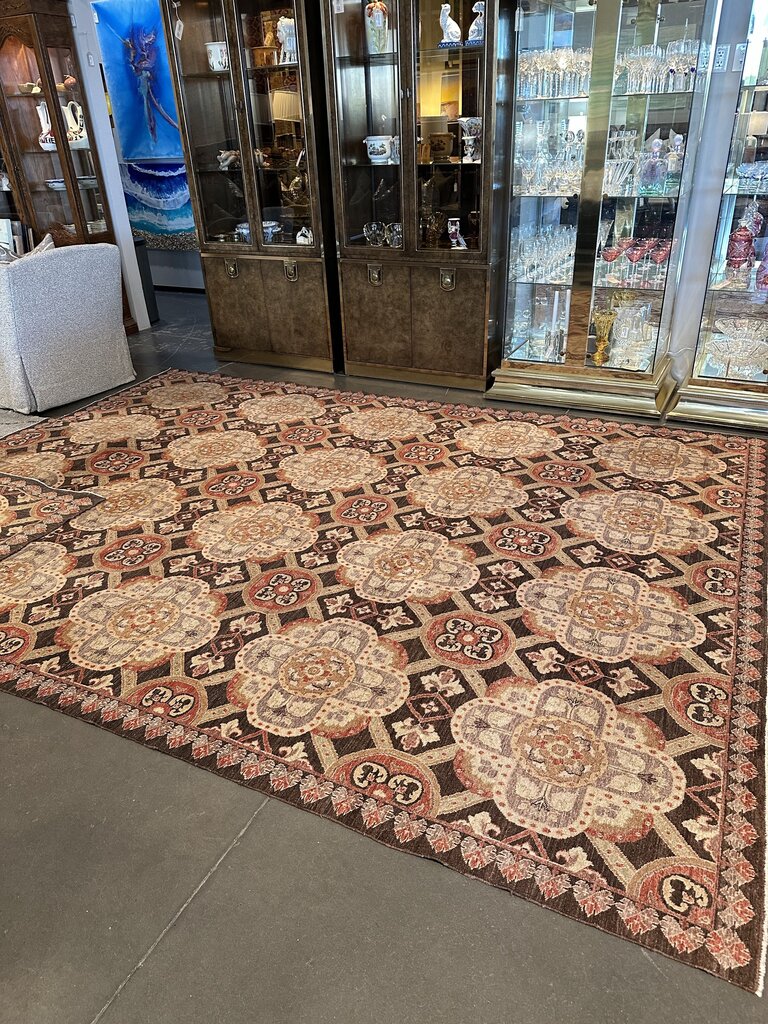David Adler Hand Knotted Wool Rug- 9X12 ($15K orig)