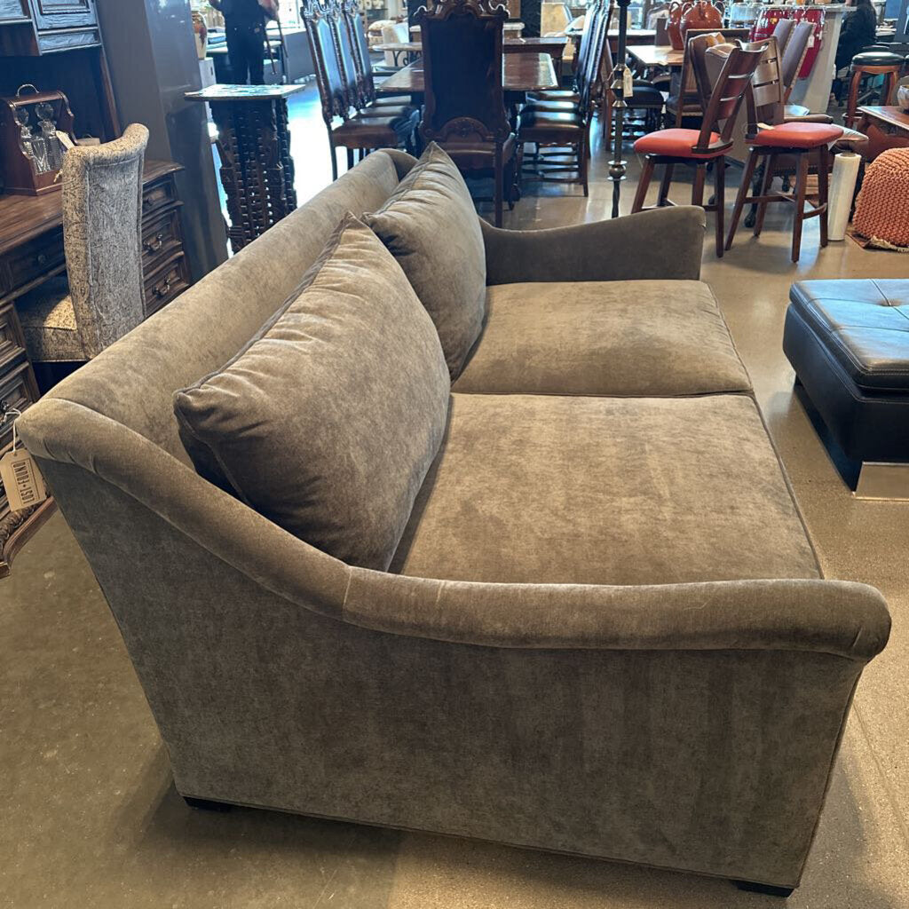 Gabby Westley Dark Grey Sleigh Arm Sofa - 90"