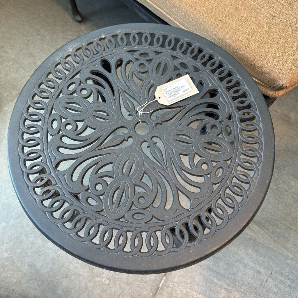 Summer House Tuscany Round Side Table - 21X18H
