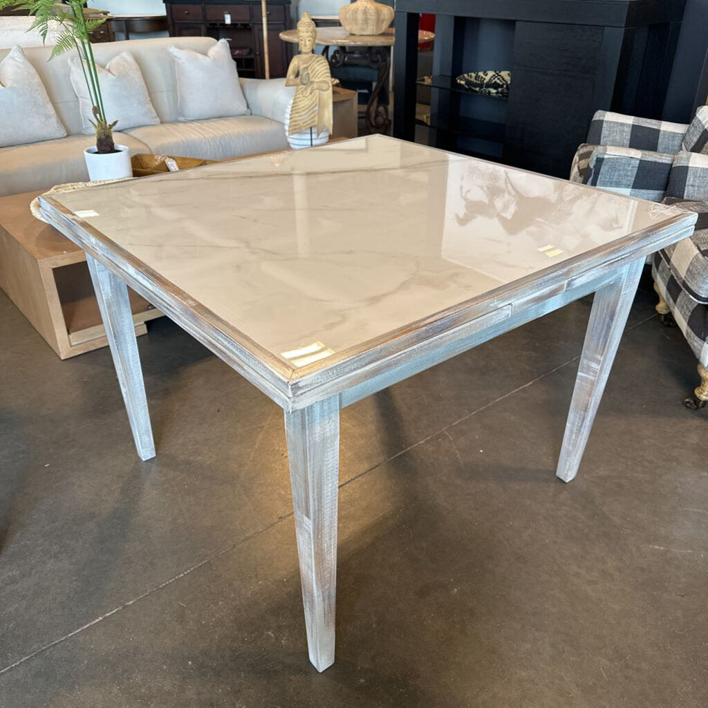 Sarreid Ltd Paolino Square Extension Dining Table- 41X41X30H (Extends to 77)