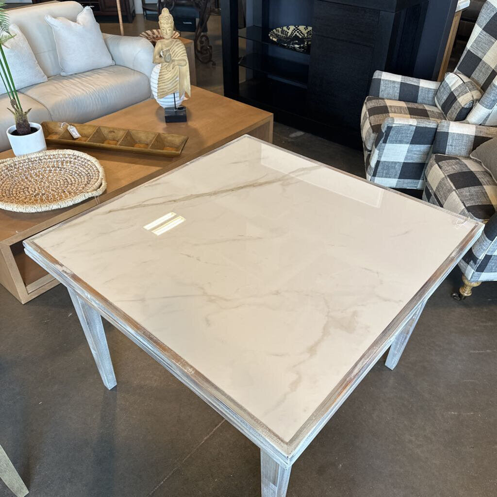 Sarreid Ltd Paolino Square Extension Dining Table- 41X41X30H (Extends to 77)