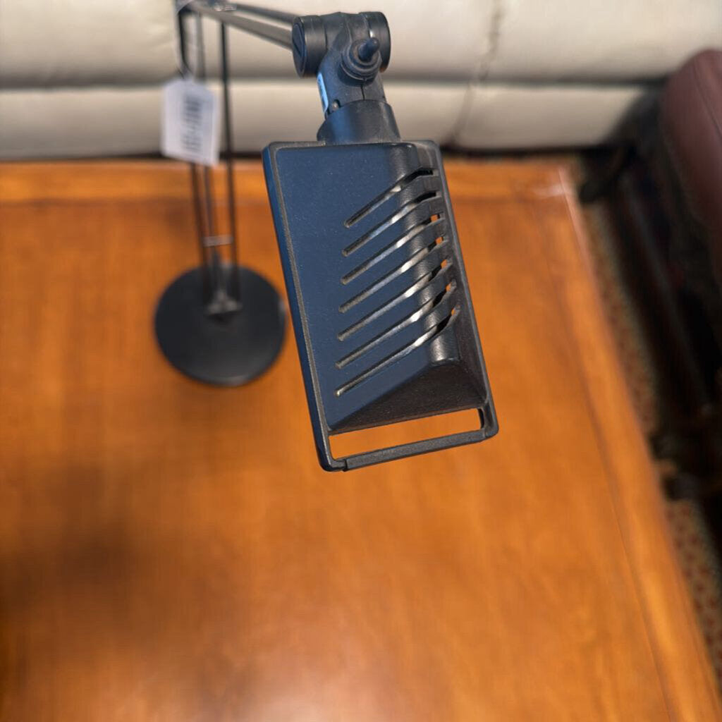 Black Modern Task Lamp- 19X7X28 - AS IS