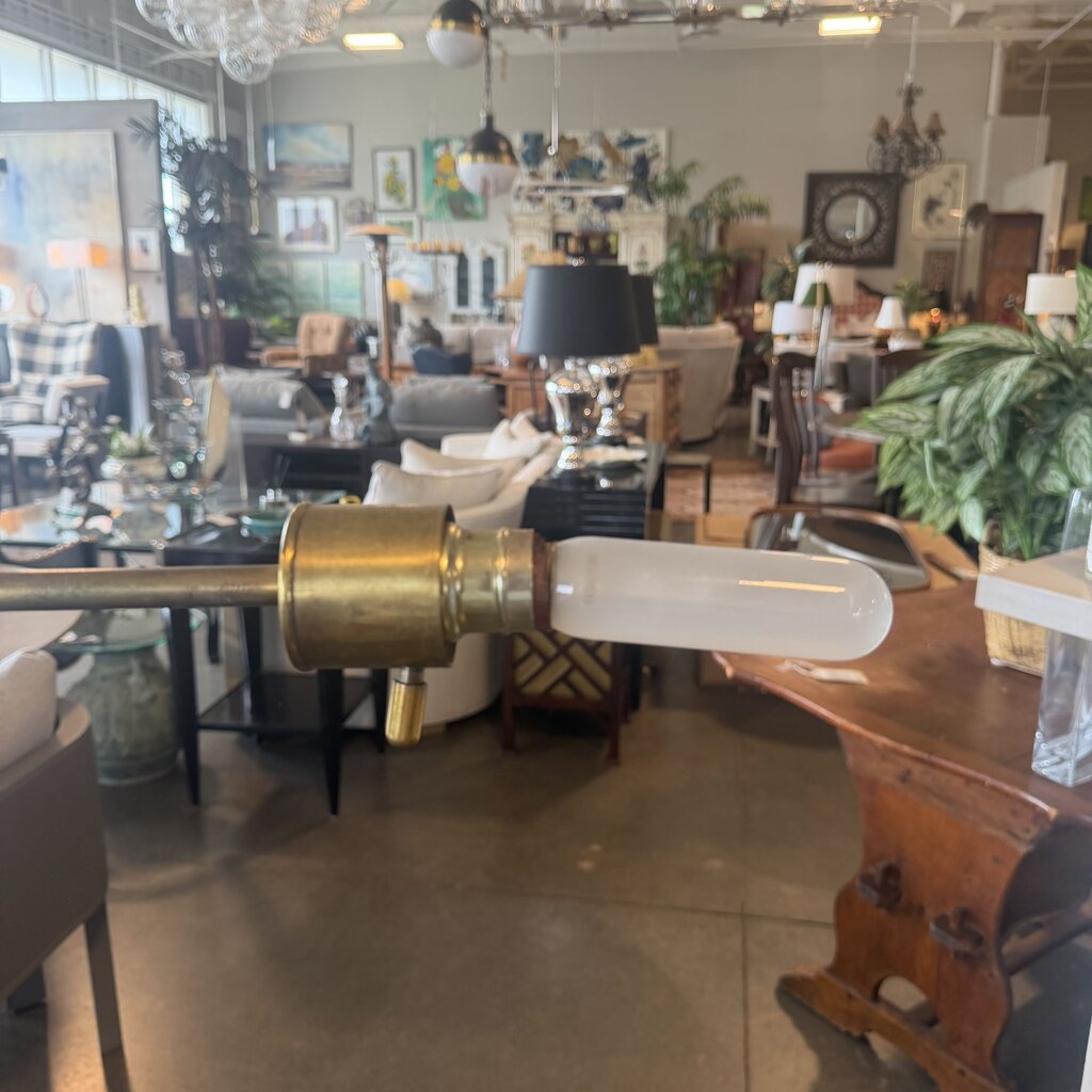 Antique Brass Adjustable Floor Lamp - 54-37H