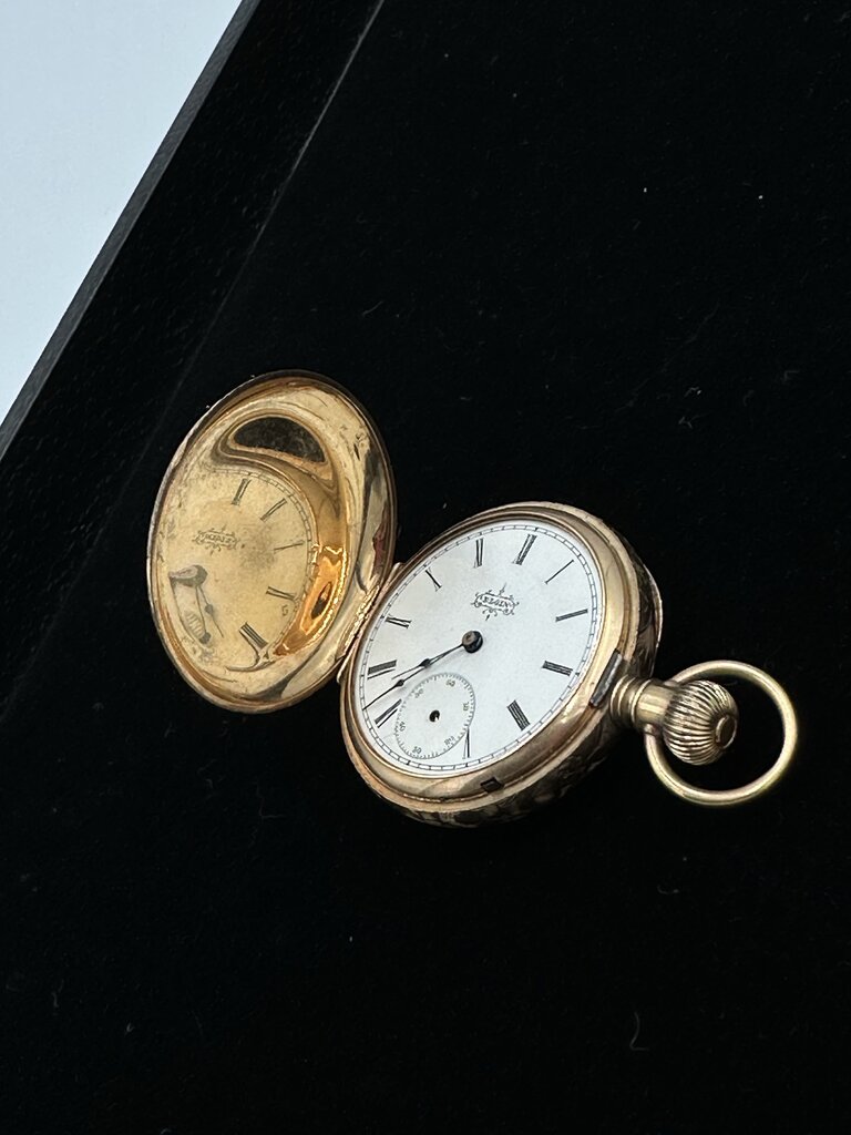 Elgin Grade 73 Antique 1878 Hunter Case Pocket Watch