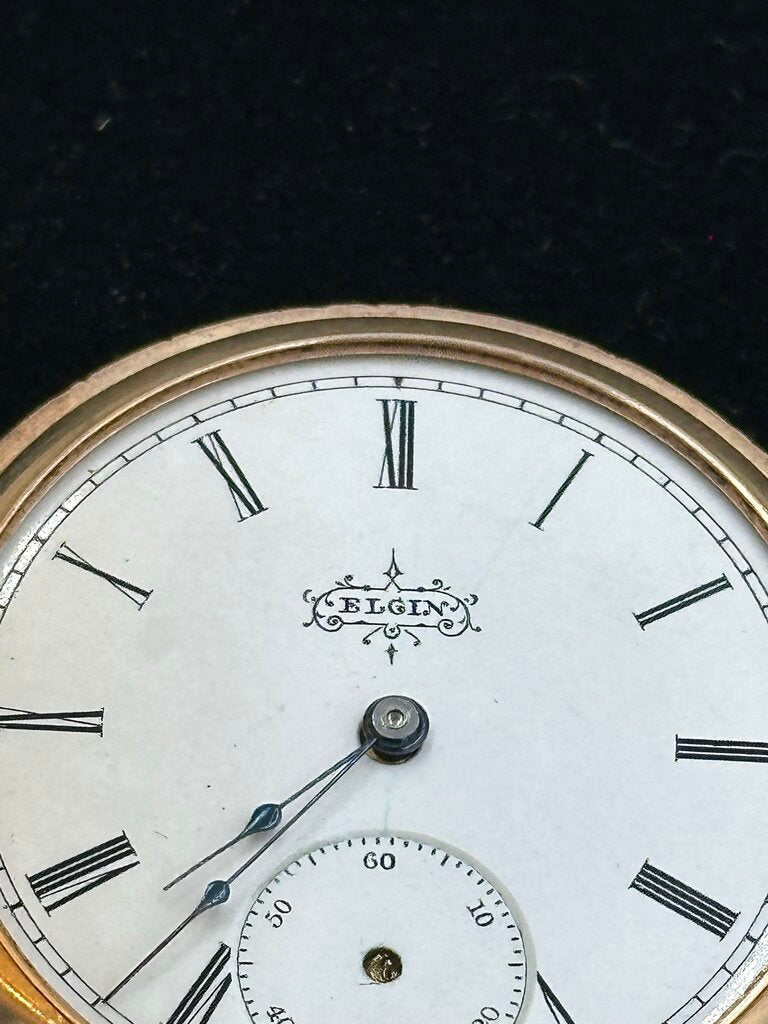 Elgin Grade 73 Antique 1878 Hunter Case Pocket Watch