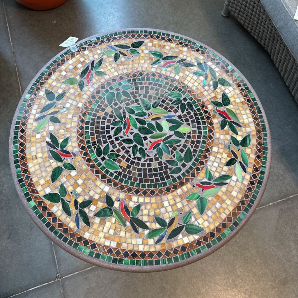 KNF Mosaic Round Coffee Table- 29X17H