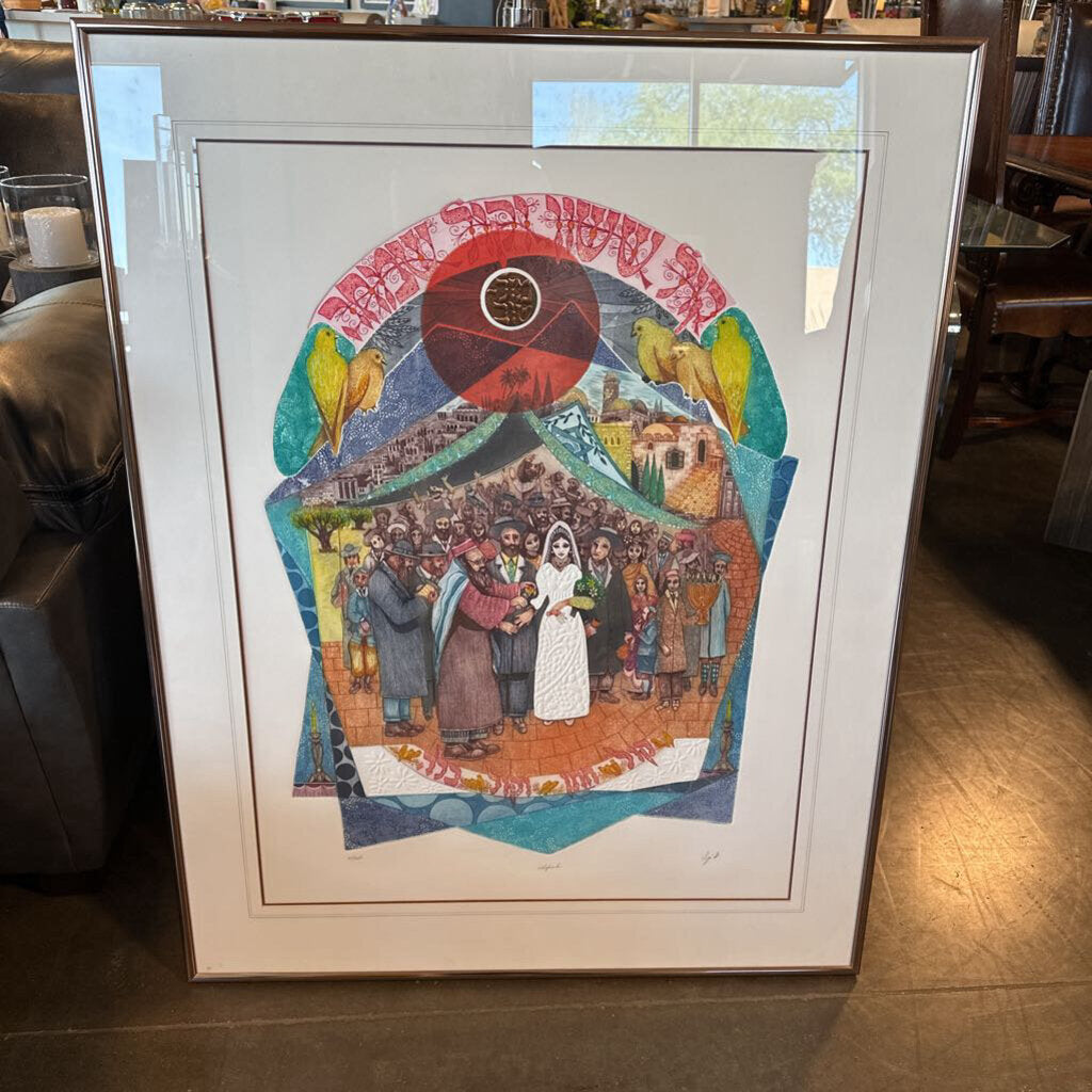Chupa signed Numbered Art By Amram Ebgi - 35X1.5X45