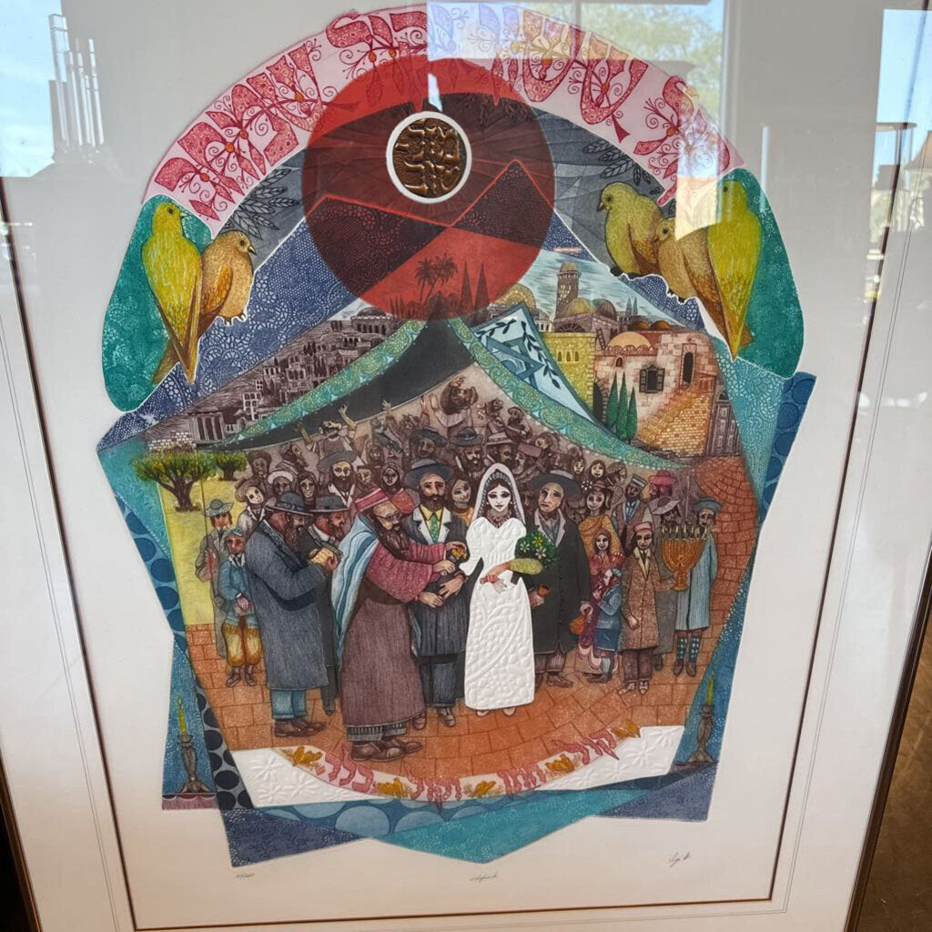 Chupa signed Numbered Art By Amram Ebgi - 35X1.5X45