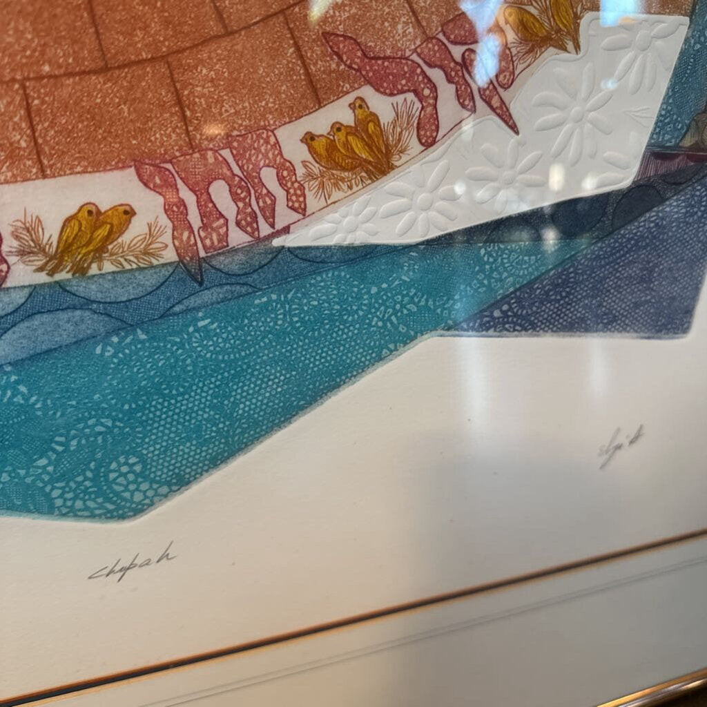 Chupa signed Numbered Art By Amram Ebgi - 35X1.5X45