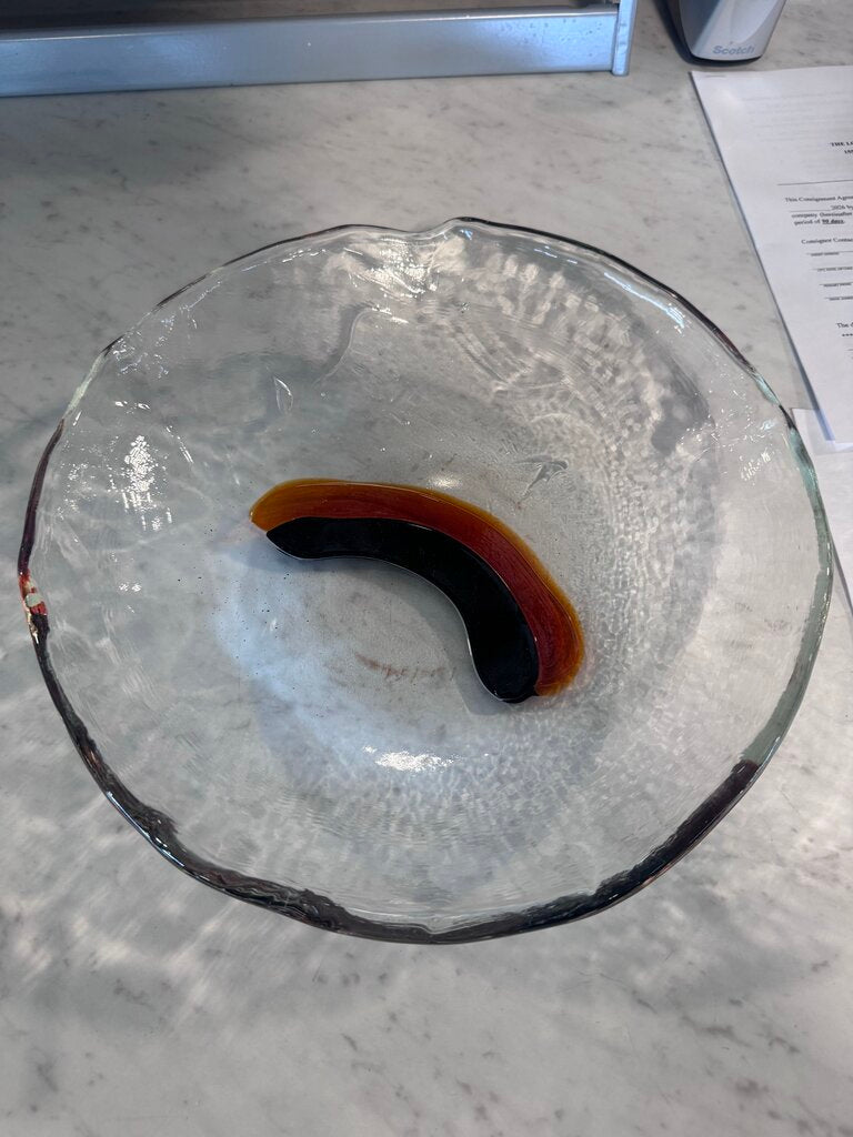 Murano Glass Bowl By Gianmaria Potenza For La Murrina- 11.5X3H