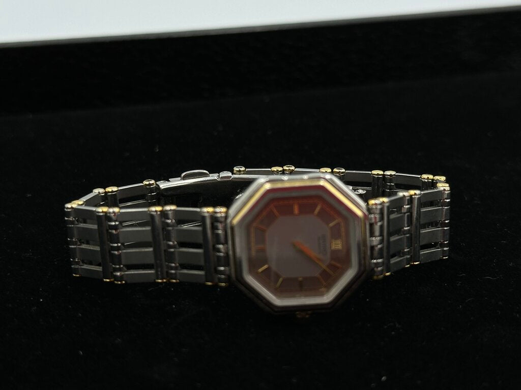 Vintage Seiko Quartz 10 BAR Two-Tone Octagonal Watch