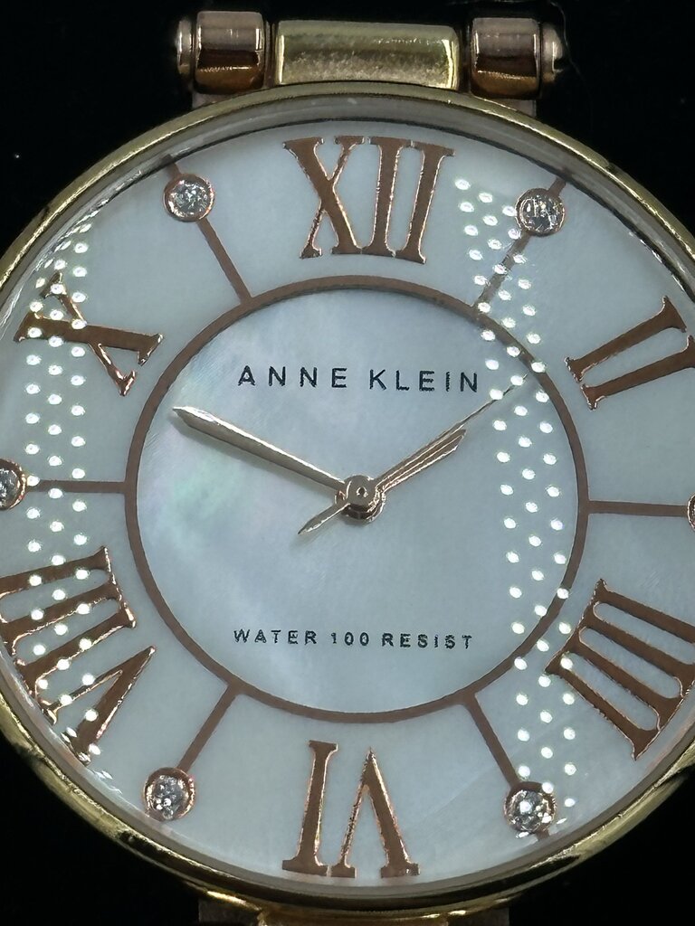 Anne Klein Rose Gold Tone Mother of Pearl Dial Ladies Watch