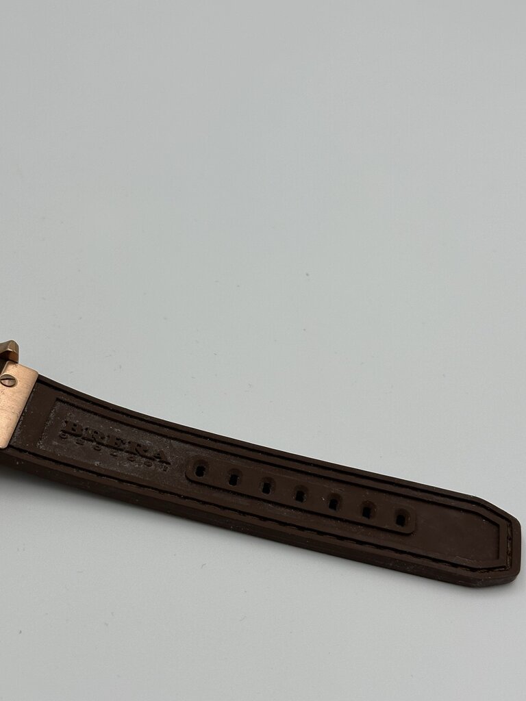 Brera Orologi Stella Square Brown & Rose Gold Watch