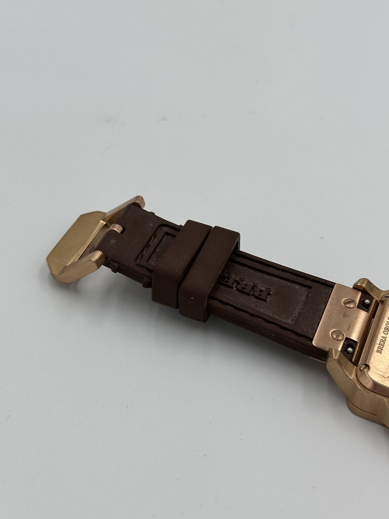 Brera Orologi Stella Square Brown & Rose Gold Watch