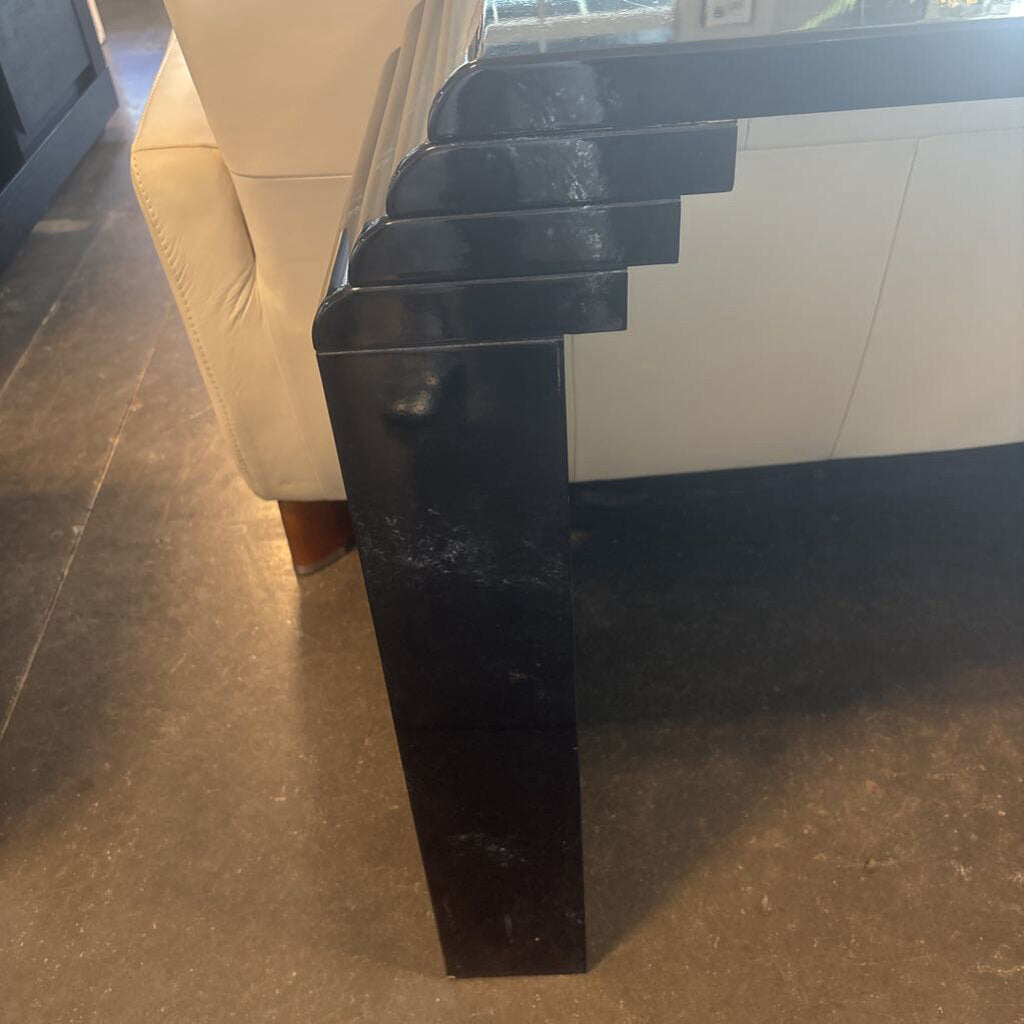 Post-Modern "Skyscraper" Waterfall Console Table