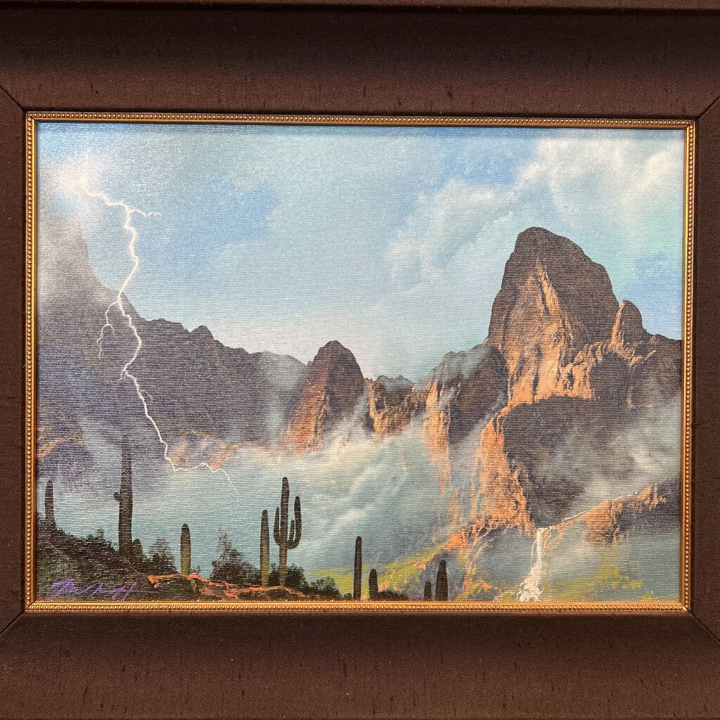 Dale Terbush "A Call From Heaven" Framed Artwork