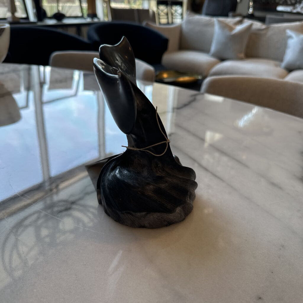 GJ Cook Co. Black Onyx Whale Tale- 7,25X4.5X7H