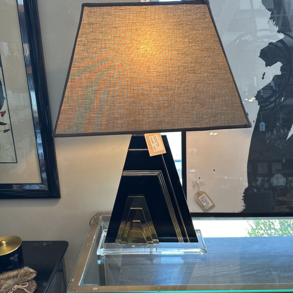 Vintage Art Deco Style Lamp - 33H