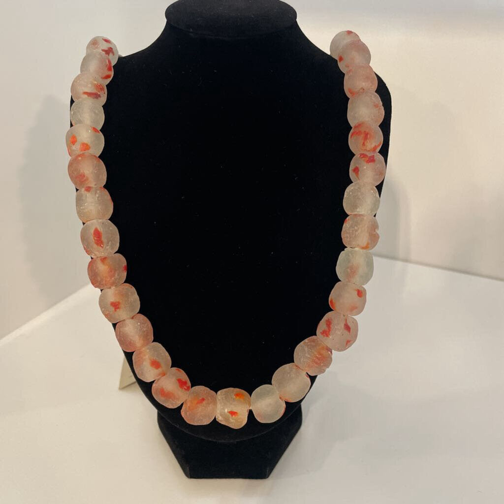 Assorted Bead Red Necklace