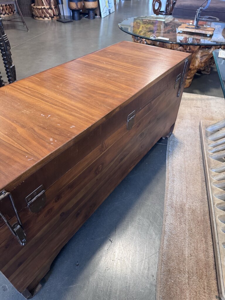 Vintage Cavalier Waterfall Art Deco Cedar Chest-48X20X21H