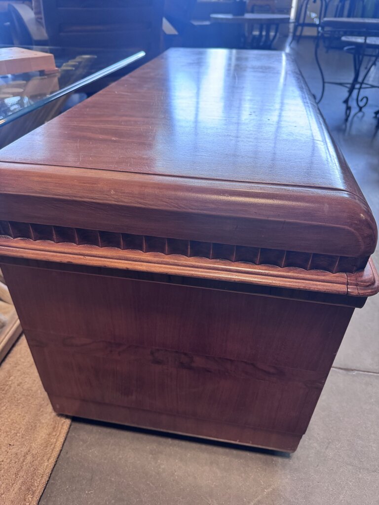Vintage Cavalier Waterfall Art Deco Cedar Chest-48X20X21H