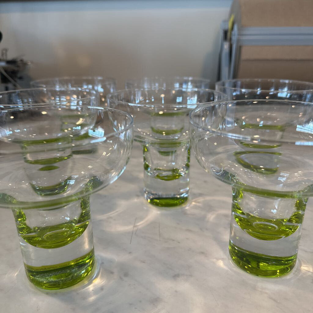 Lime Margarita Glasses - Set of 8 - 4.5X4.5