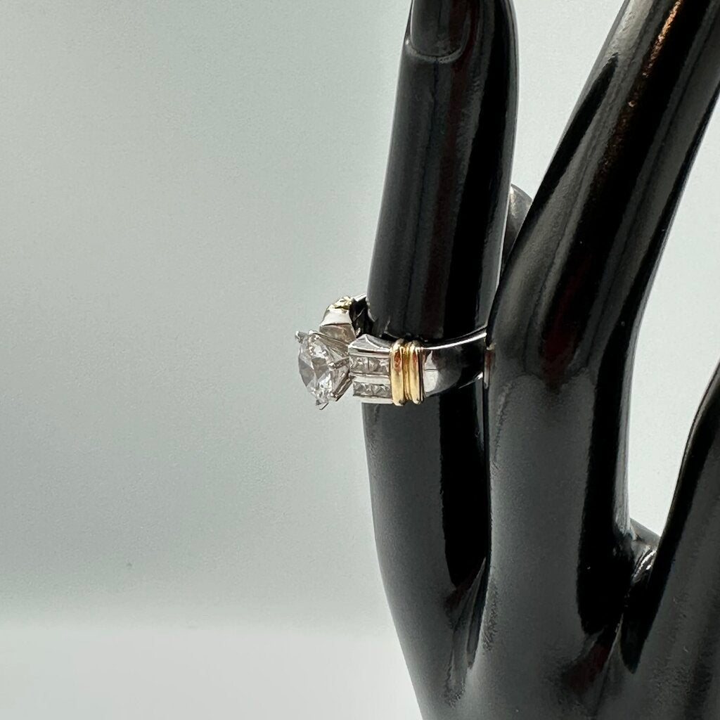 14K Two-Tone Gold Cocktail Ring - Size 7