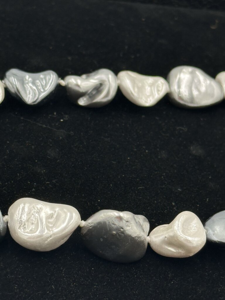 Sterling Silver "Baroque Heart" Statement Necklace