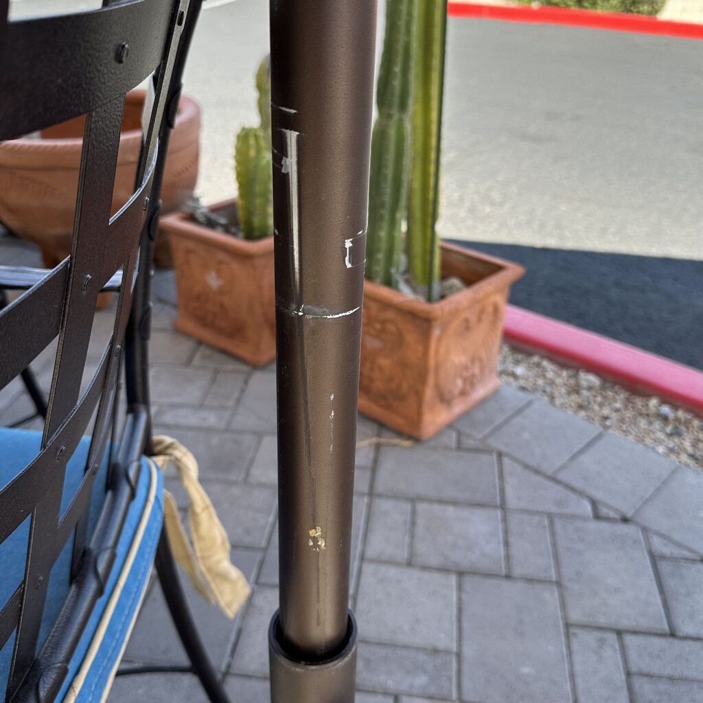 Outdoor Rectangle Umbrella W/ Stand by Treasure Garden- 8'X10'