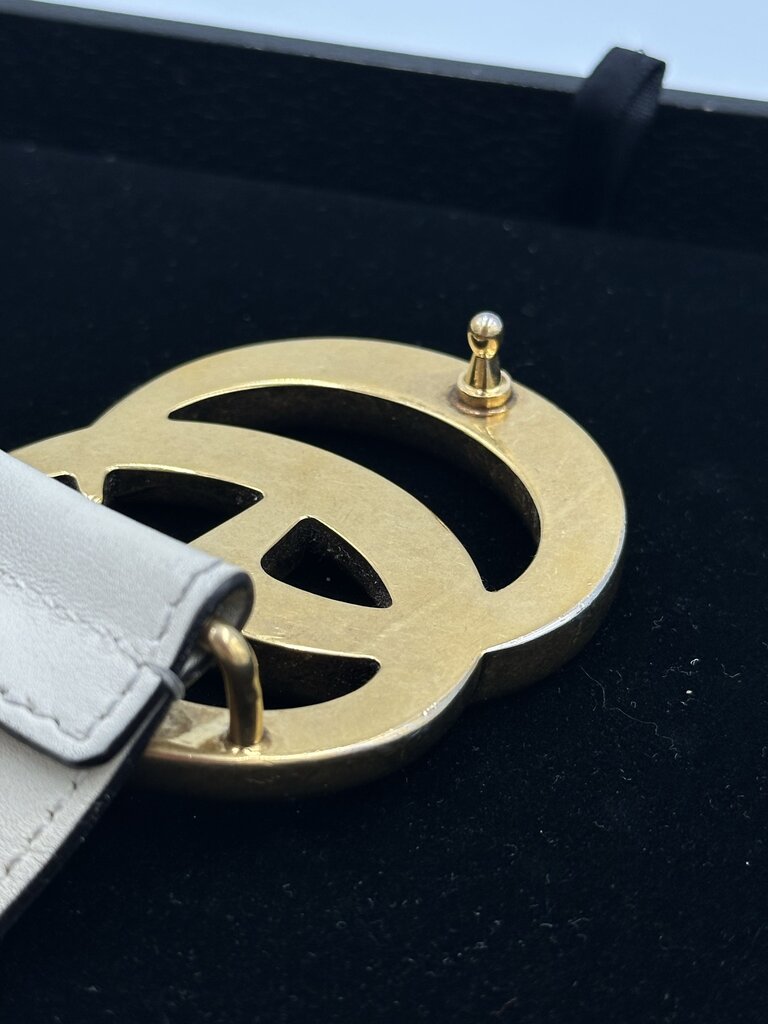 Gucci Wide Web Interlocking GG Buckle Belt - 95/38
