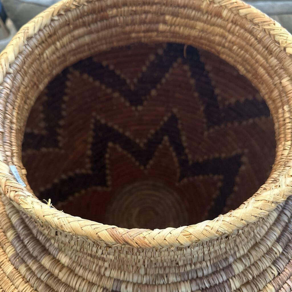 Hand Woven Olla Basket - 20X21H