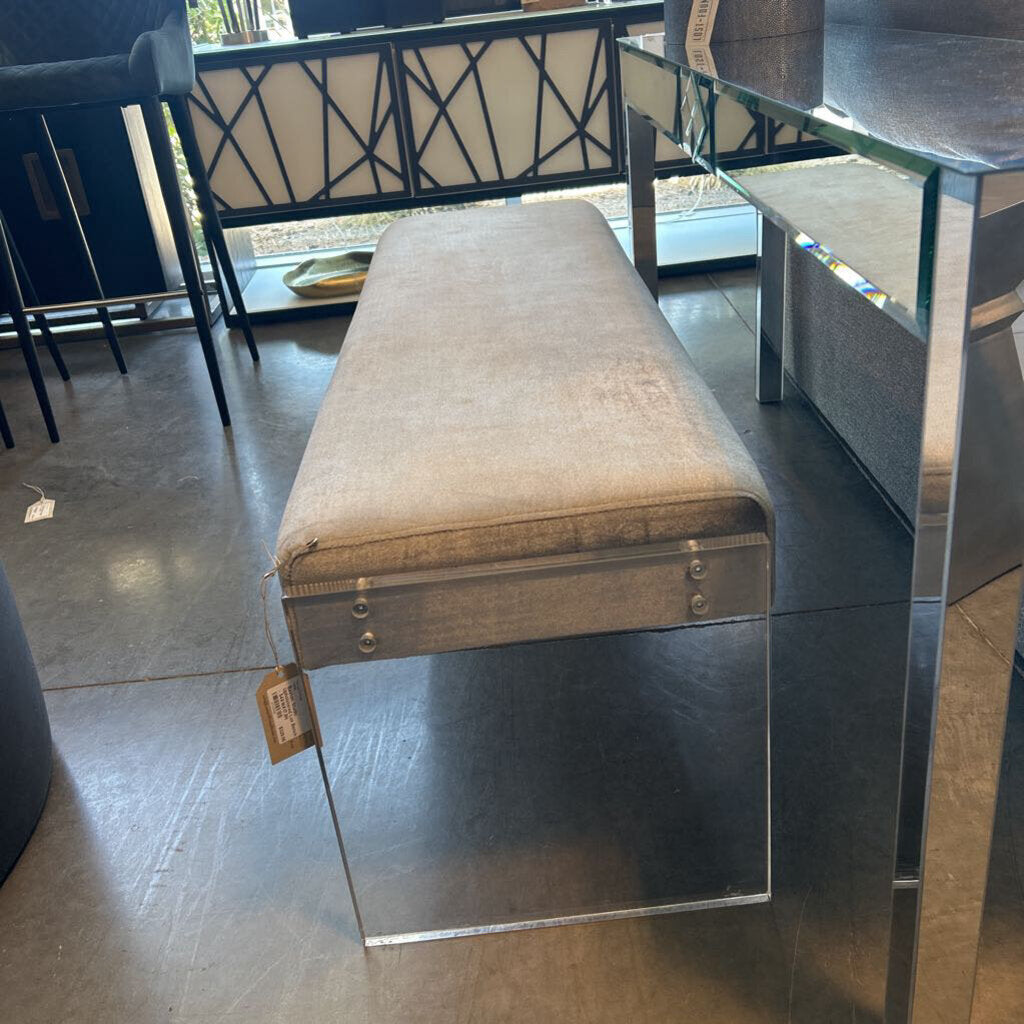 Baxton Studio Upholstered Lux Bench - 54X16X17.5H